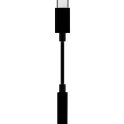 Conversor  Aisens A109-0385 USB-C A Audio Estilo Apple 15cm Negro