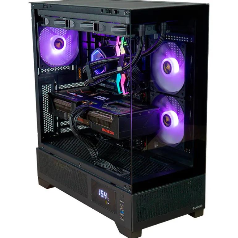 COOLPC RED X - Ryzen 7 7800X3D / Radeon RX 9070 XT 16GB / 32GB DDR5 6000Mhz / NVMe 2TB