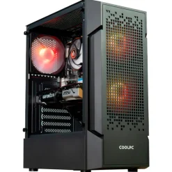 COOLPC RED XI - Ryzen 5 5500 / GeForce RTX 5060 Ti 8GB / 16GB DDR4 3200Mhz / NVMe 1TB