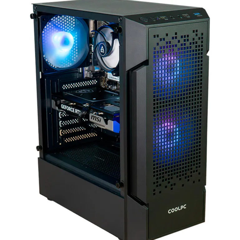 COOLPC RED XI - Ryzen 5 5500 / GeForce RTX 5060 Ti 8GB / 16GB DDR4 3200Mhz / NVMe 1TB