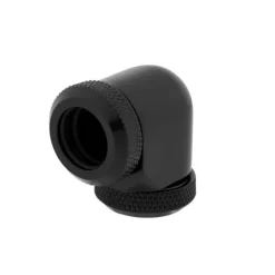 Corsair Hydro X Series XF Hardline 90° 12mm OD (Doble Pack) Negro - Racor