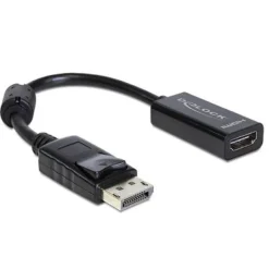 Delock Displayport a HDMI Negro - Adaptador