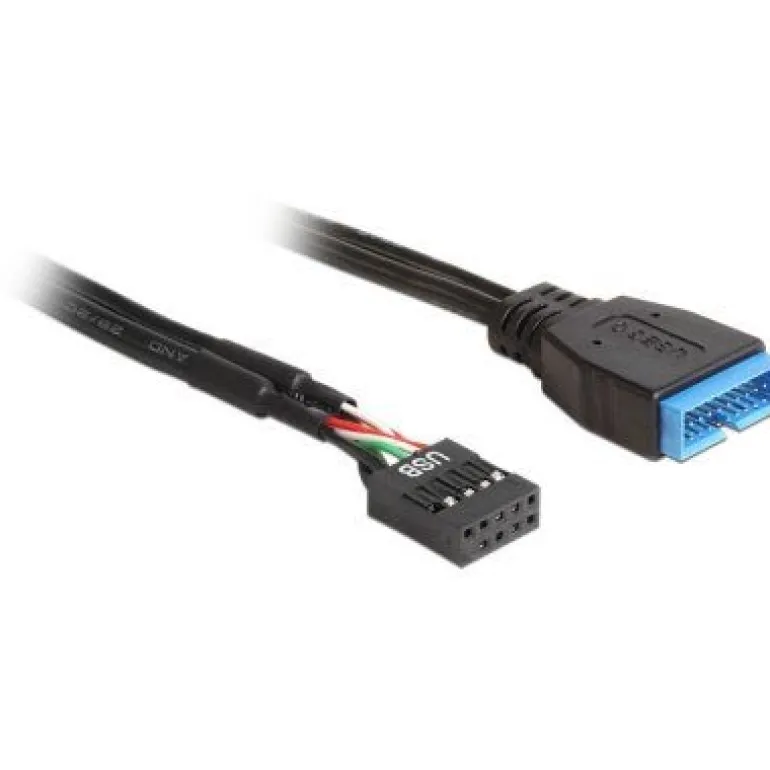 Delock USB 2.0 Hembra/USB 3.0 Macho - Cable USB