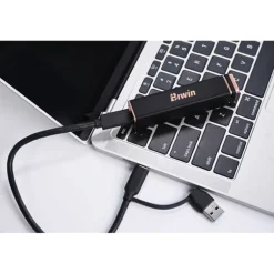 Disco Duro Externo Biwin PD2000 SSD 2TB USB 3.2 Negro Aluminio