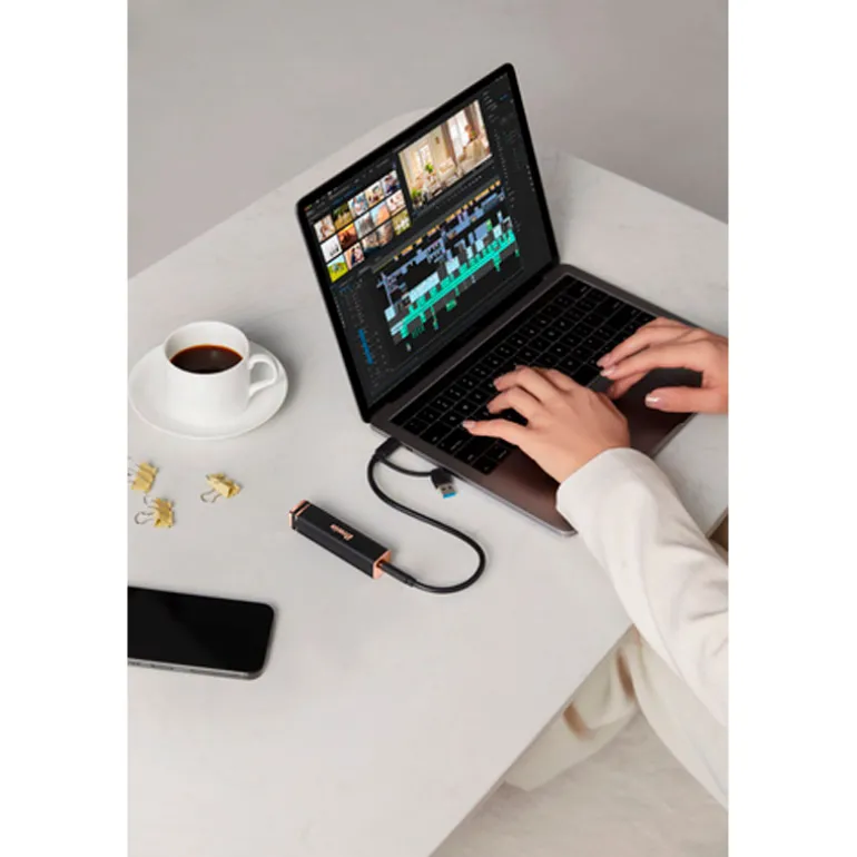 Disco Duro Externo Biwin PD2000 SSD 2TB USB 3.2 Negro Aluminio