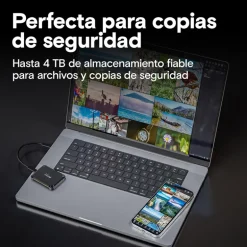 Disco Duro Externo Crucial X9 SSD 1TB USB 3.2 Gen2 Negro