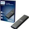 Disco Duro Externo Philips FM50SS031P 500GB USB 3.0 SSD Gris Espacio