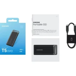 Disco Duro Externo Samsung T5 EVO SSD 4TB USB 3.2 Negro