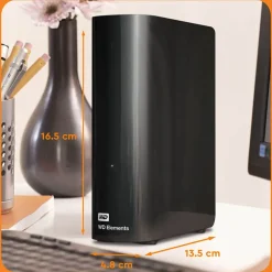 Disco Duro Externo Western Digital Elements 6TB 3.5" USB 3.0 Negro