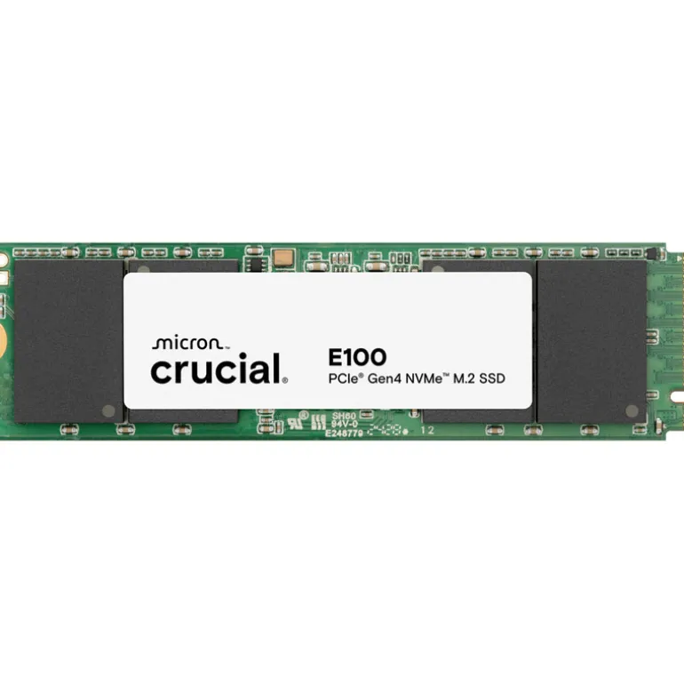 Disco Duro M.2 Crucial E100 480GB PCIe Gen4 x4 NVMe SSD