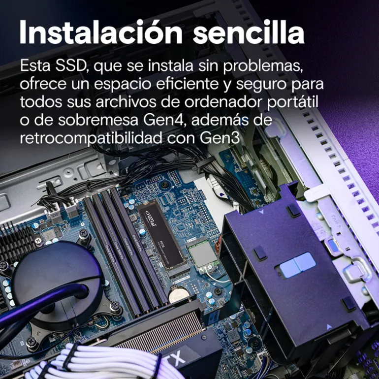 Disco Duro M.2 Crucial P310 2TB PCIe Gen4 x4 NVMe SSD