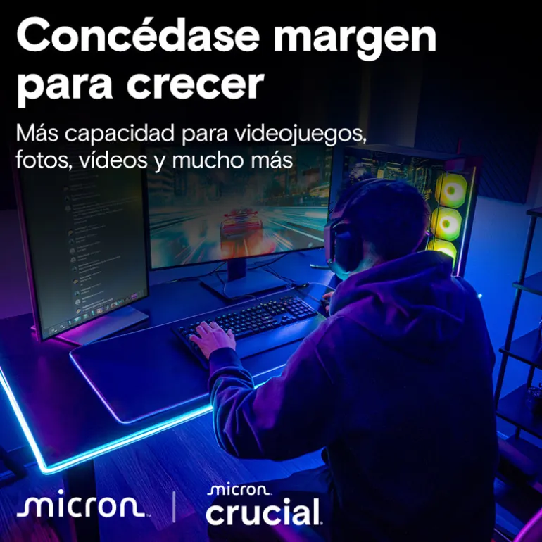 Disco Duro M.2 Crucial T710 1TB PCIe Gen5 x4 NVMe SSD