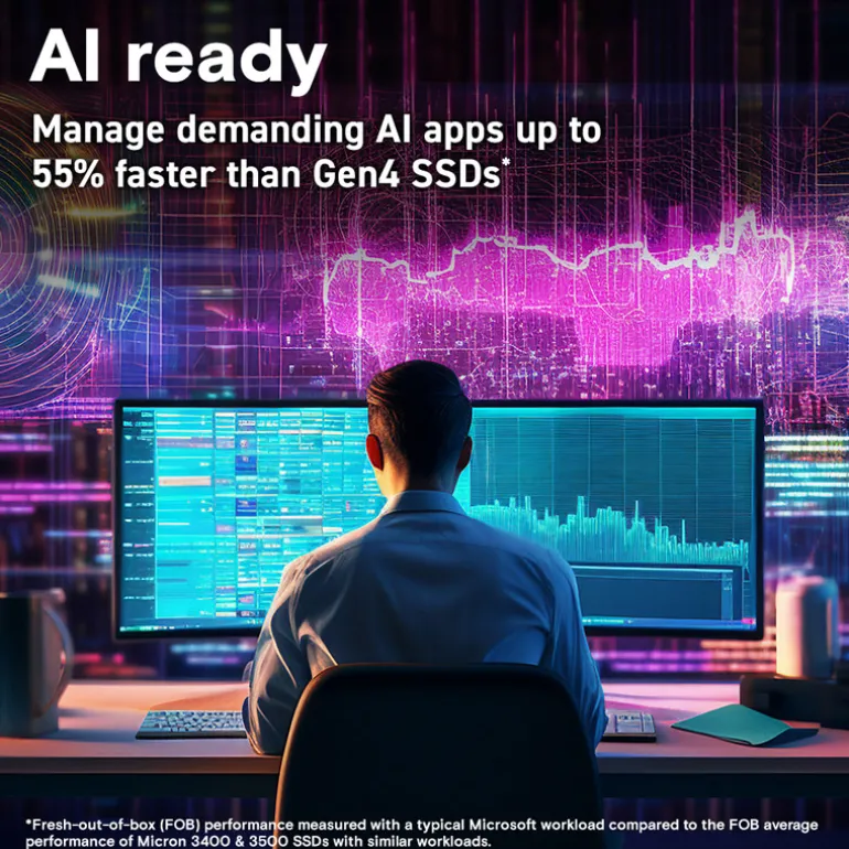 Disco Duro M.2 Crucial T705 1TB PCIe Gen5 x4 NVMe SSD