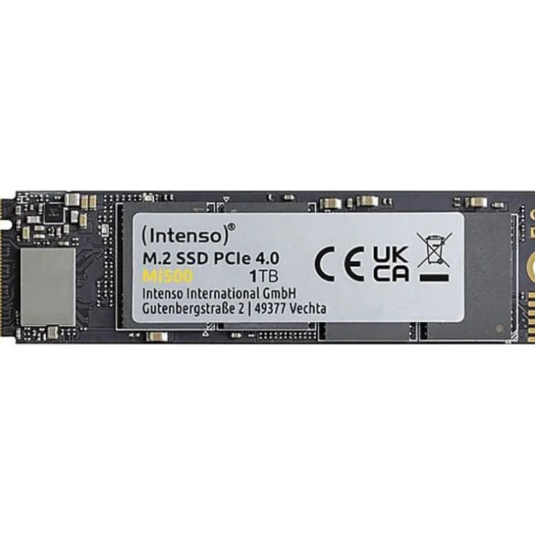Disco Duro M.2 Intenso MI500 1TB PCIe Gen4 x4 NVMe SSD