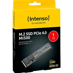 Disco Duro M.2 Intenso MI500 1TB PCIe Gen4 x4 NVMe SSD