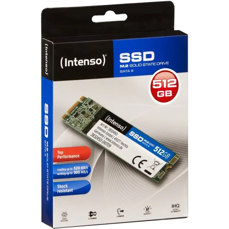 Disco Duro M.2 Intenso Top SSD M.2 512GB