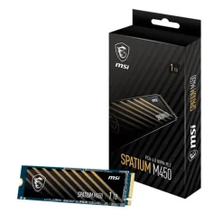 Disco Duro M.2 MSI SPATIUM M450 V1 1TB PCIe 4.0 Gen4 NVMe SSD