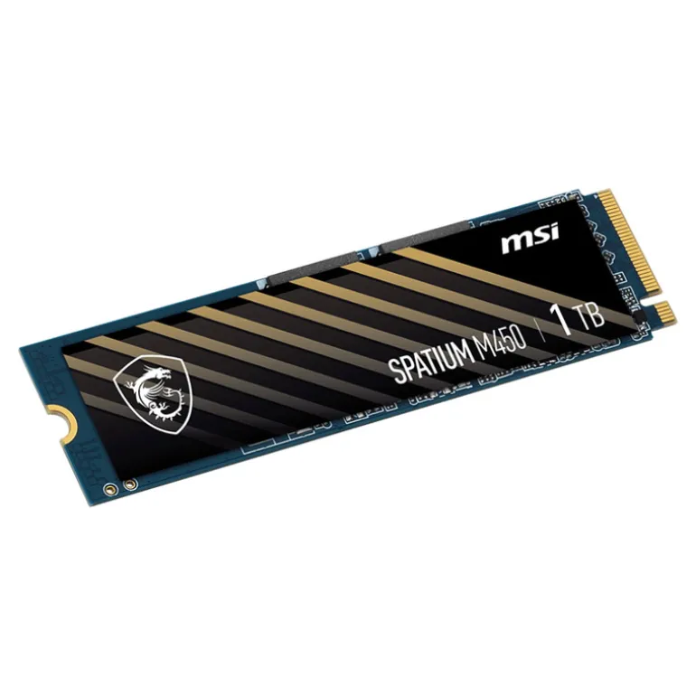 Disco Duro M.2 MSI SPATIUM M450 V1 1TB PCIe 4.0 Gen4 NVMe SSD