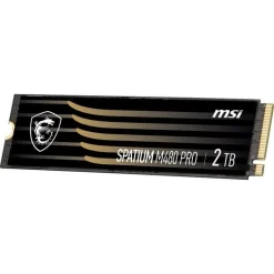 Disco Duro M.2 MSI SPATIUM M480 PRO 2TB PCIe Gen4 NVMe