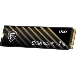 Disco Duro M.2 MSI SPATIUM M470 PRO 2TB PCIe Gen4 x4 NVMe SSD