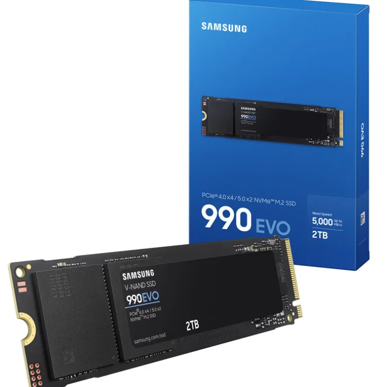 Disco Duro M.2 Samsung 990 EVO 2TB PCIe Gen4 x4 NVMe SSD