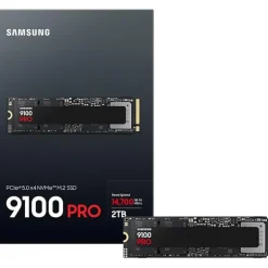 Disco Duro M.2 Samsung 9100 PRO 2TB PCIe Gen5 x4 NVMe 2.0