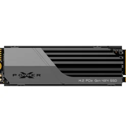 Disco Duro M.2 Silicon Power XS70 1TB PCIe Gen4 x4 NVMe SSD Con Disipador