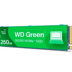 Disco Duro M.2 Western Digital Green SN350 250GB PCIe Gen3 x4 NVMe SSD