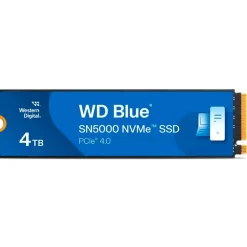 Disco Duro M.2 Western Digital Blue SN5000 4TB PCIe Gen4 x4 NVMe SSD