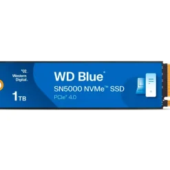 Disco Duro M.2 Western Digital Blue SN5000 1TB PCIe Gen4 x4 NVMe SSD