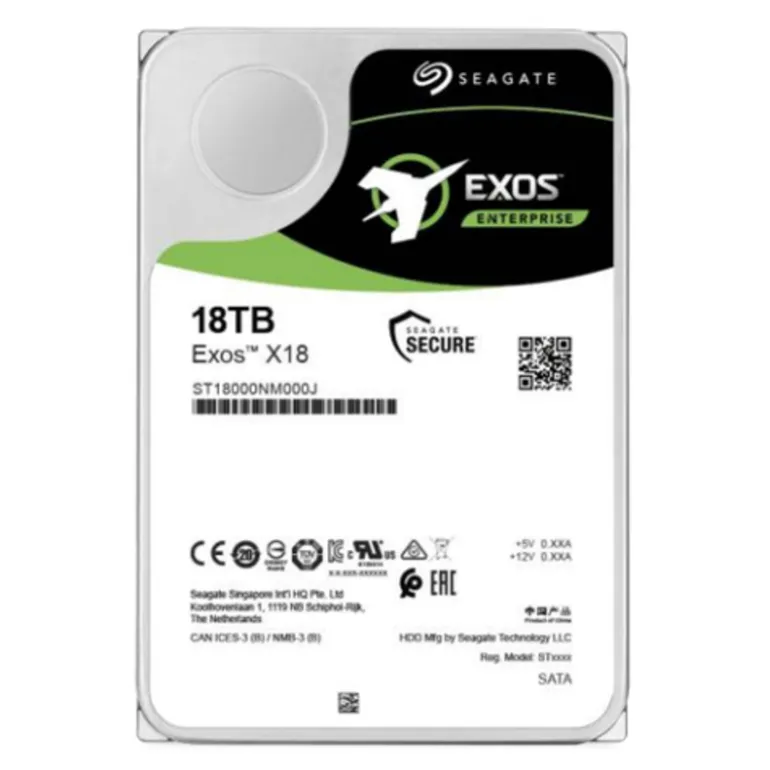 Disco Duro Seagate Exos X18 18TB 3.5" SATA3