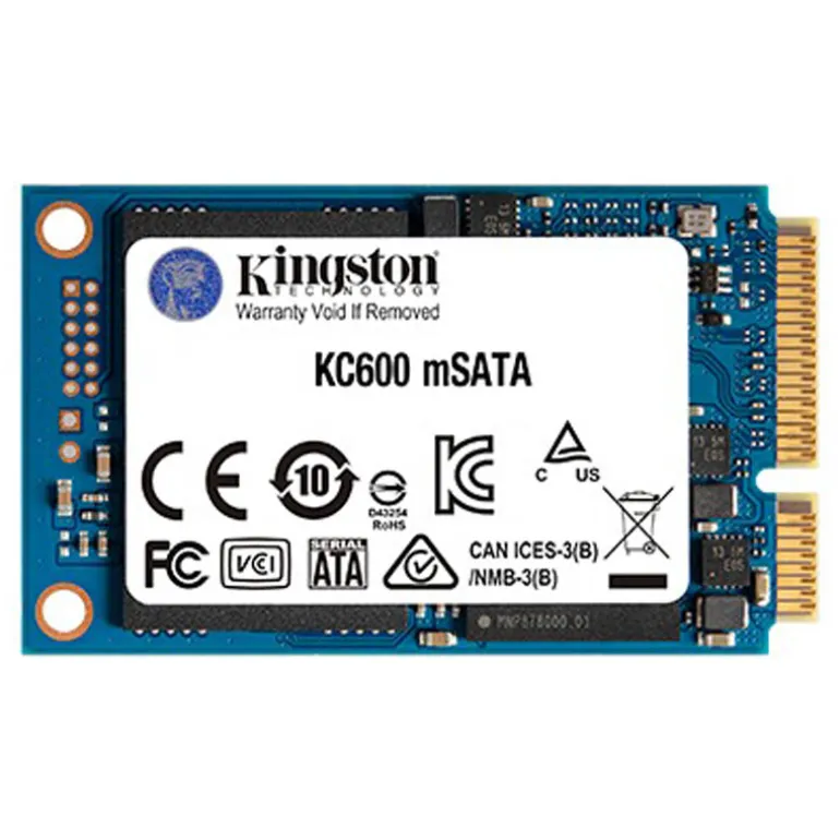 Disco Duro SSD Kingston KC600 1024GB mSATA SATA3