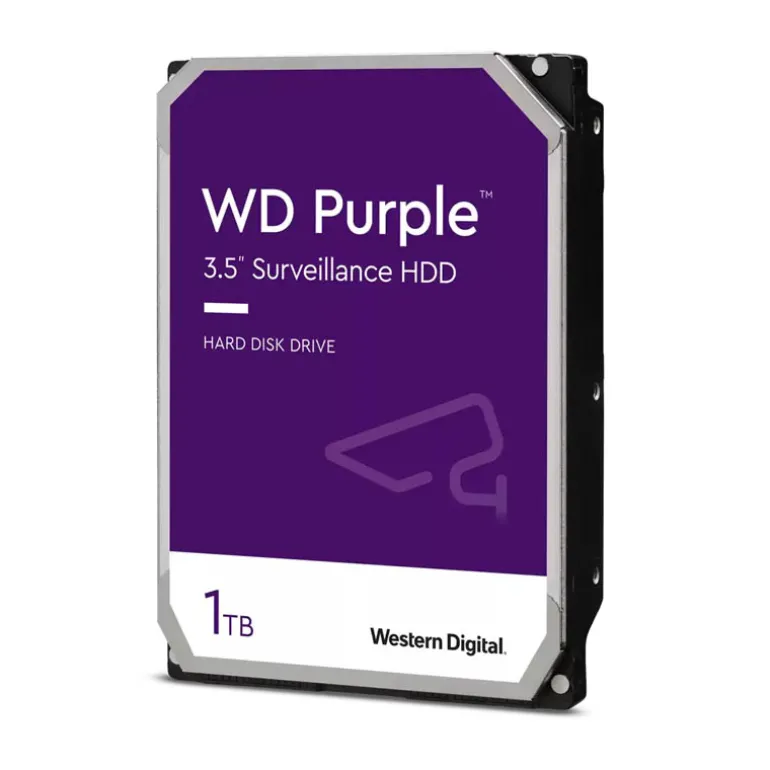 Disco Duro Western Digital Purple Surveillance 1TB 3.5" SATA3 64MB