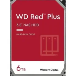 Disco Duro Western Digital Red Plus NAS 6TB 3.5" SATA3