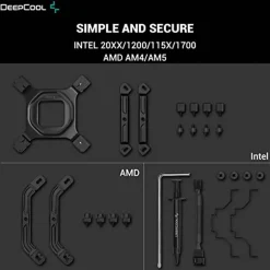 Disipador CPU DeepCool AK500 Zero Dark Negro