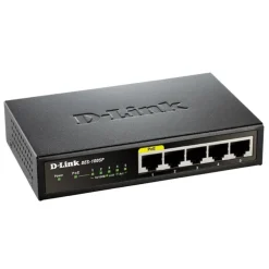 D-Link DES-1005P 5 Puertos RJ45 Negro - Switch