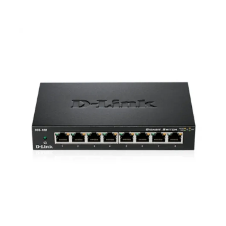 D-Link DGS-108 8p 10/100/1000Mbps RJ45 - Switch
