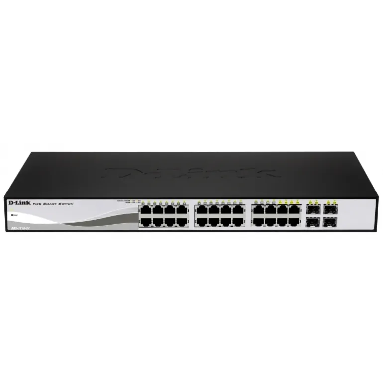 D-Link DGS-1210-24P 24xGigabit + 4SFP PoE - Switch