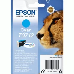 Epson T0712 DURABrite Ultra Ink Cian - Cartucho