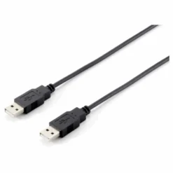 Equip 128871 Macho Tipo A/Macho Tipo A USB 2.0 3 m Negro - Cable USB