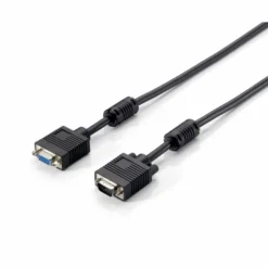 Equip Conector VGA Macho a VGA Hembra 10m Negro - Cable Alargador