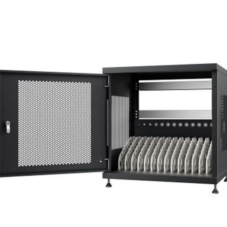 Estación De Carga Ewent EW1714 En Forma De Armario Para 14 Portátiles, Tablets Y Smartphones