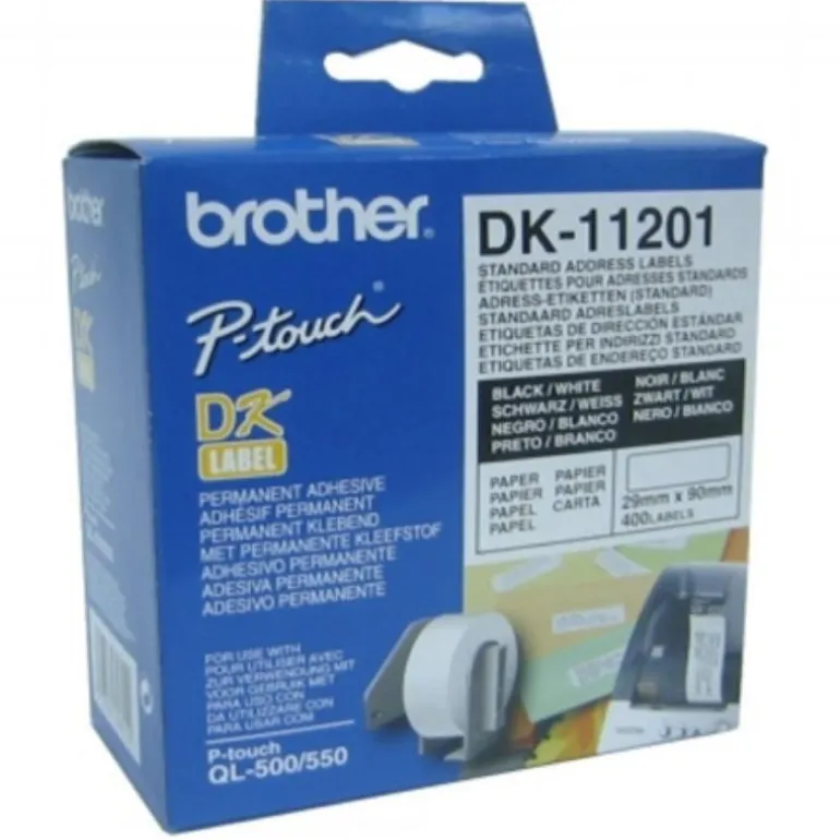 Etiquetas BROTHER Dirección 29x90mm QL550