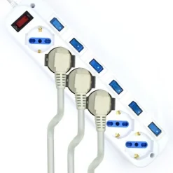 Ewent EW3932-3M 6 Salidas AC Blanco - Regleta