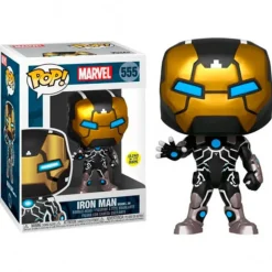 Figura Funko Pop Marvel 80th Iron Man Brillo En La Oscuridad