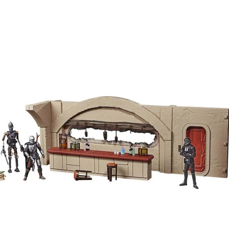 Figura Hasbro Set Nevarro Cantina + Figura 9.5 cm Death Trooper The Mandalorian Star Wars