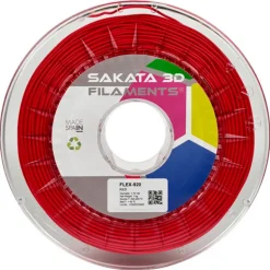 Filamento Sakata 3D FLEX 920 1.75mm 1Kg Rojo