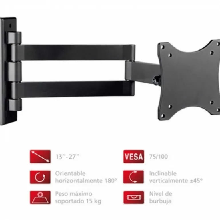Fonestar STV-648N Orientable 13"/27" Negro - Soporte TV