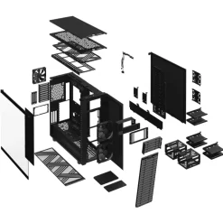 Fractal Design Define 7 XL Negro Cristal Templado Tintado Oscuro - Caja/Torre