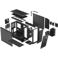 Fractal Design Meshify 2 Gray Light Cristal Templado - Caja/Torre